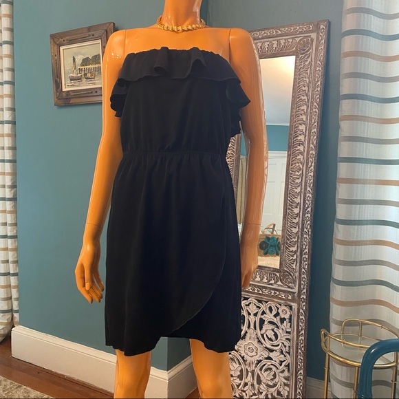 TEA N ROSE Strapless Ruffle Dress - Picture 5 of 7